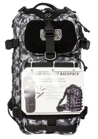 G Outdoors GPS Loaded Bugout Backpack in Digital Gray Camo